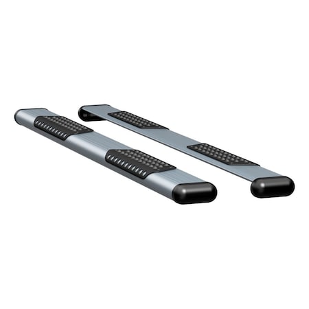 Luverne Truck Equipment O-MEGA II 6IN OVAL STEPS SILVER POWDER COAT 583078-570929